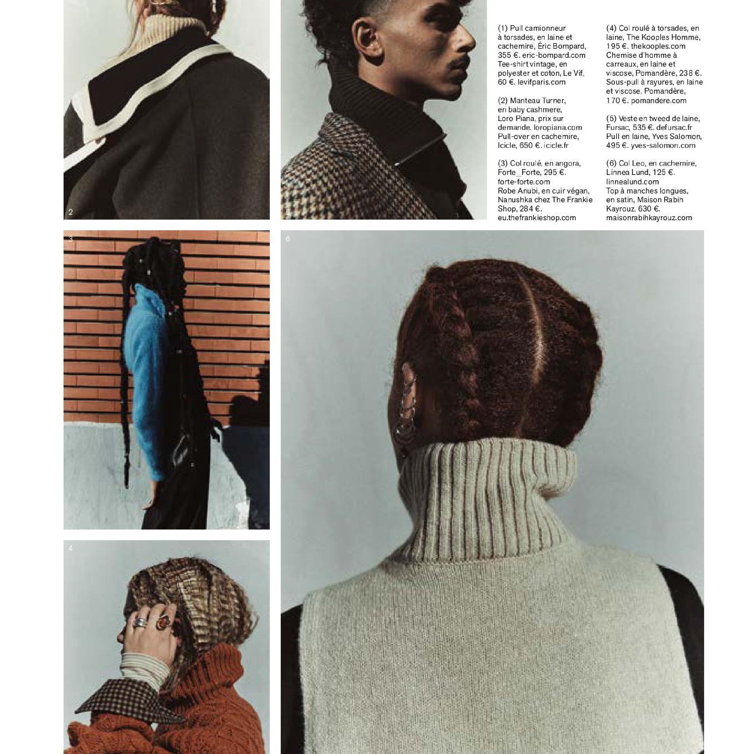 M Le Monde love to feel their neck warm !