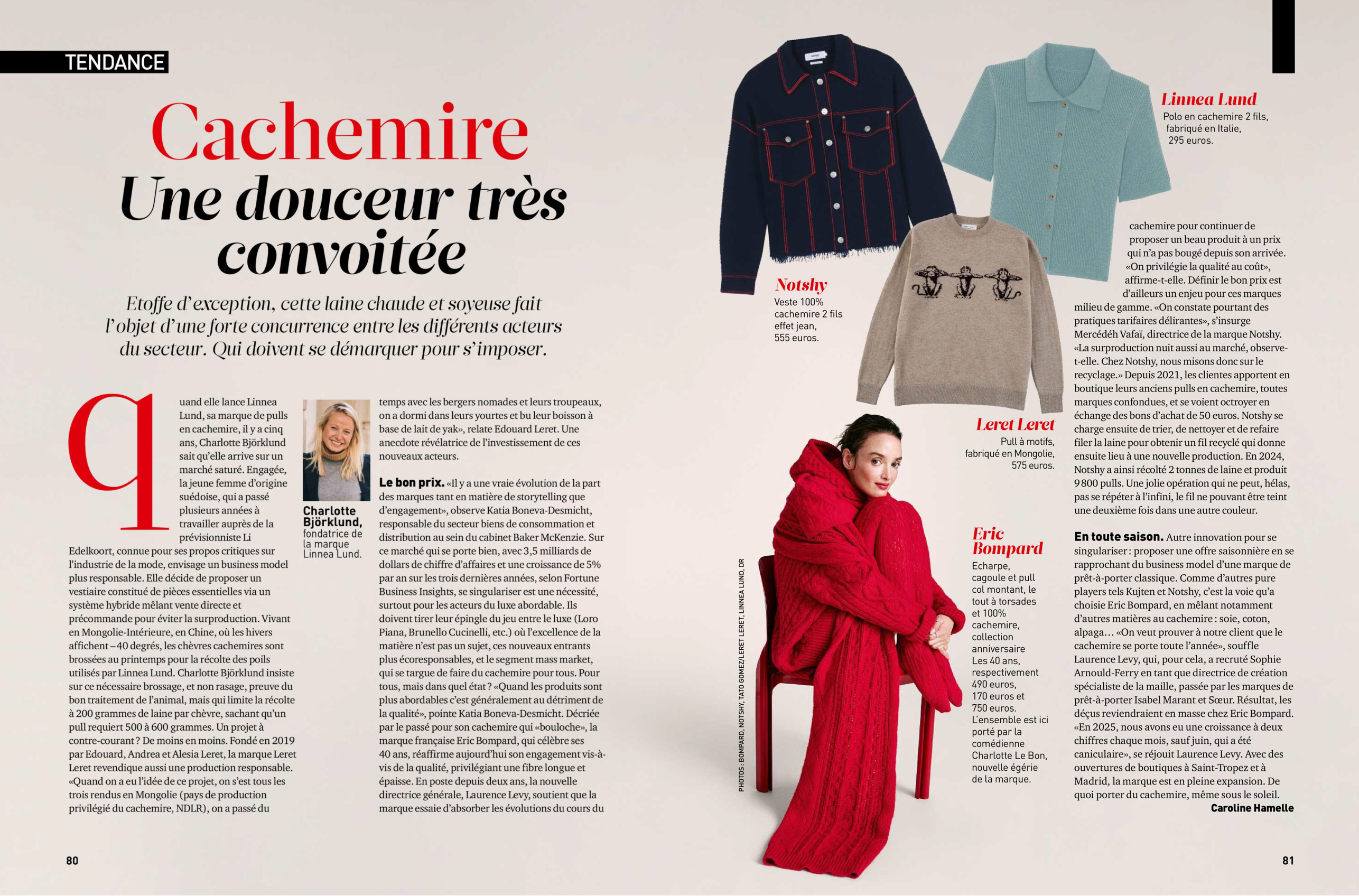 Linnea Lund featured in Capital Magazine