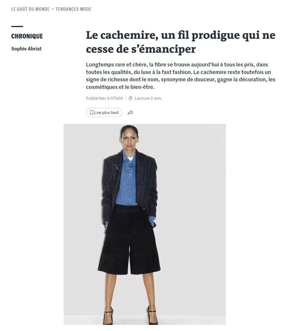 Linnea Lund in Le monde