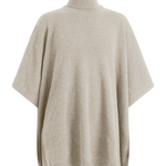 beige cashmere poncho women - packshot | Angela | Linnea Lund