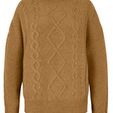 Brown macchiato men cashmere sweater - packshot | Bjorn | Linnea Lund