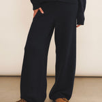 Dark blue Cashmere jogging women - front view | Florence | Linnea Lund