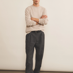 Cream light men cashmere sweater - look | Harald | Linnea Lund