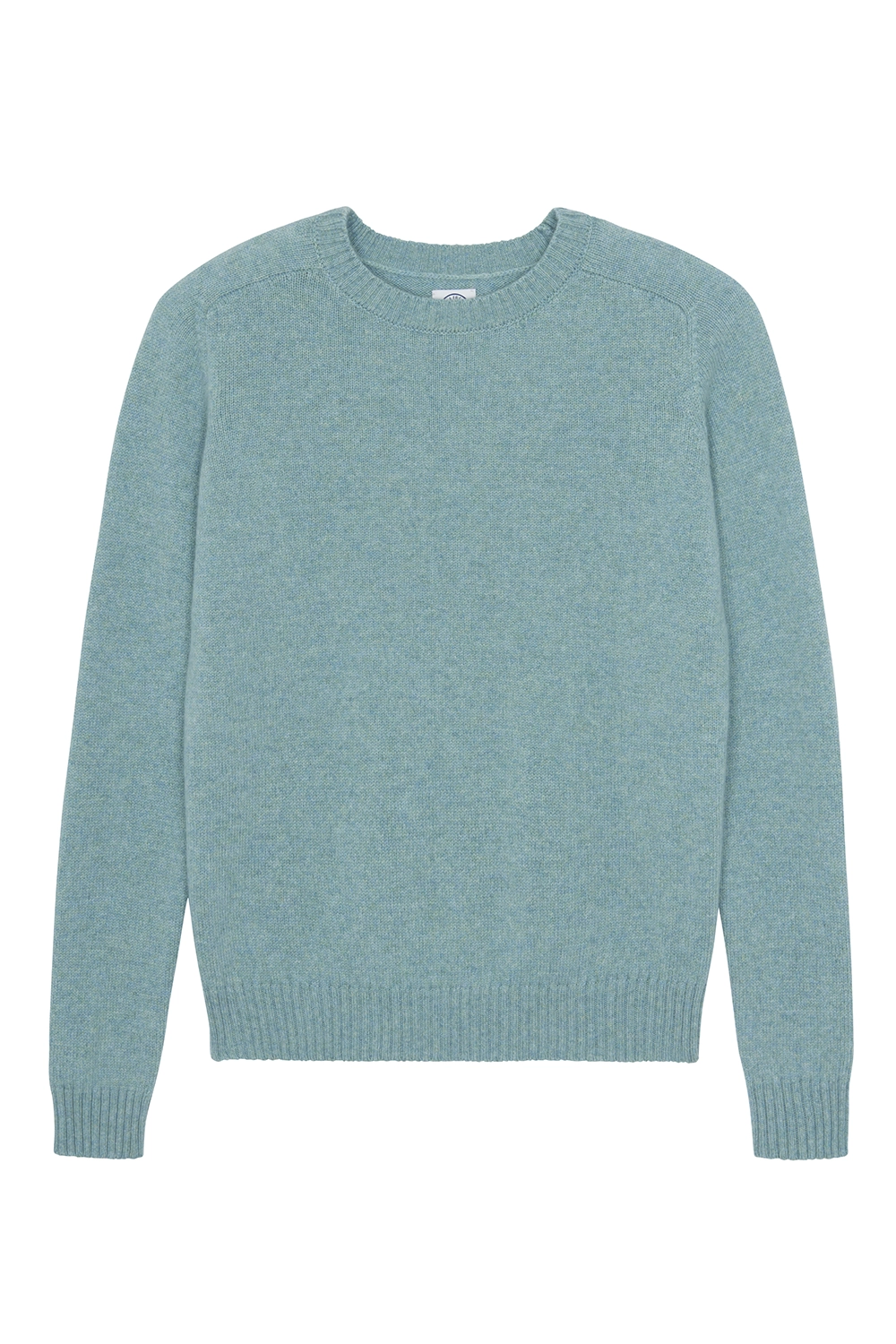 aqua color women cashmere sweater - packshot | Ines | Ines de la Fressange x Linnea Lund