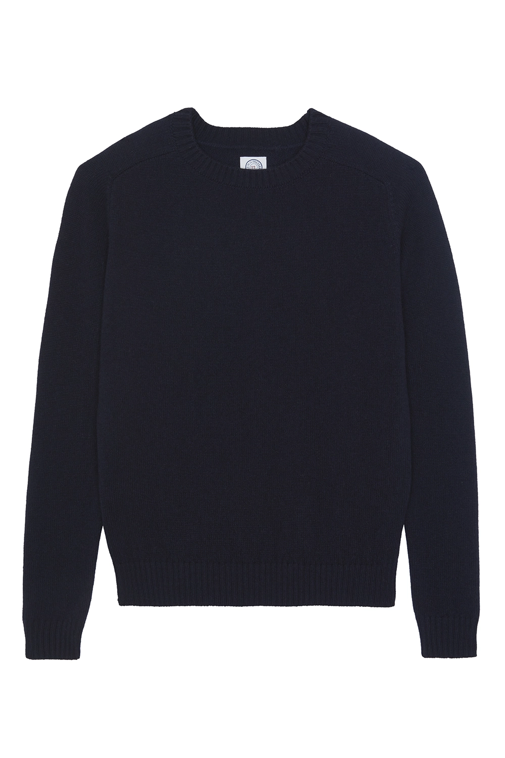 Navy blue women cashmere sweater - packshot | Ines | Ines de la Fressange x Linnea Lund