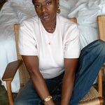 Cashmere Tee-Shirt women light pink - look | Ingrid | Linnea Lund