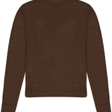 brown chocolate color cashmere tee shirt women - packshot | Marcel | Linnea Lund