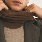 brown cashmere collar men | Maya | Linnea Lund