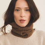 brown cashmere collar women | Maya | Linnea Lund