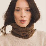 brown cashmere collar women | Maya | Linnea Lund