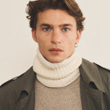 aqua blue cashmere collar men | Maya | Linnea Lund