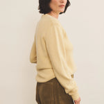yellow women cashmere sweater - side view | Mimmi | Linnea Lund