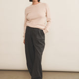 Light pink women cashmere sweater - look | Mimmi | Linnea Lund