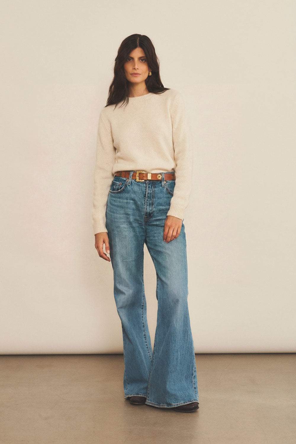 off white women cashmere sweater - look | Mimmi | Linnea Lund