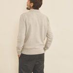 Light grey men cashmere sweater - back view | Ralph | Linnea Lund