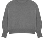Grey cashmere sweater women - packshot | Sarah | Linnea Lund