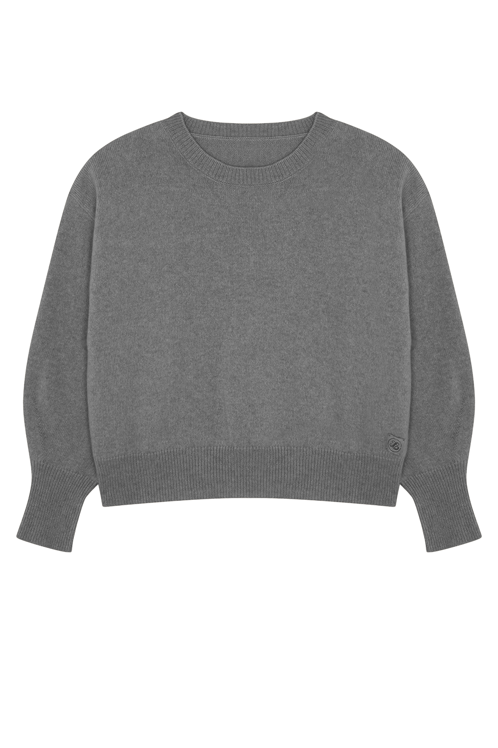 Grey cashmere sweater women - packshot | Sarah | Linnea Lund