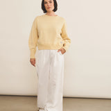 Light yellow cashmere sweater women - look | Sarah | Linnea Lund