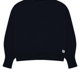 Dark blue cashmere sweater women - packshot | Sarah | Linnea Lund