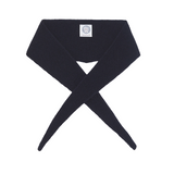 Navy blue cashmere sophie scarf bandana - packshot | Violette | Ines de la Fressange x Linnea Lund
