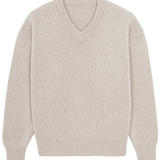 beige cashmere sweater women - packshot | Emilie | Linnea Lund