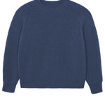 Blue denim cashmere sweater men -packshot | Sergio | Linnea Lund