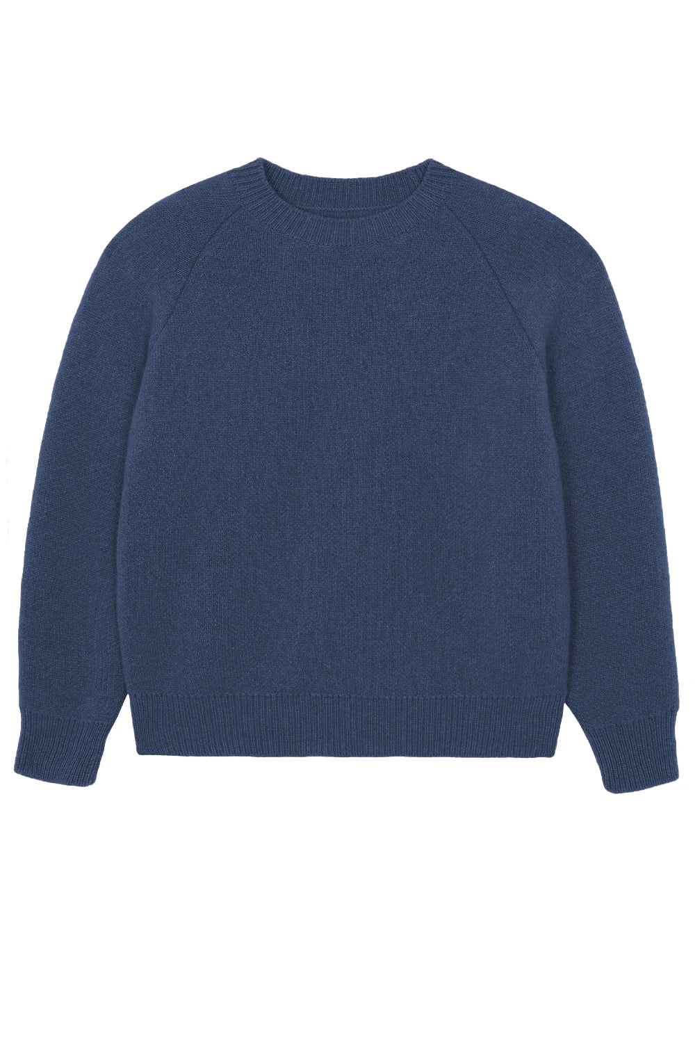 Blue denim cashmere sweater men -packshot | Sergio | Linnea Lund
