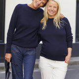 Nine Sweater Cashmere and Silk - Midnight Blue