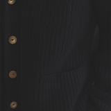 navy blue cashmere cardigan men - focus | Philippe | Linnea Lund