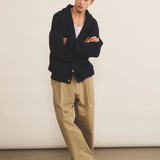 navy blue cashmere cardigan men - look | Philippe | Linnea Lund