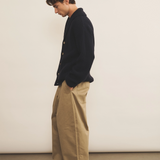 navy blue cashmere cardigan men - side view | Philippe | Linnea Lund