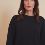 Dark blue cashmere sweater women - video | Sarah | Linnea Lund