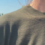 kaki cashmere tee shirt women - video | Julien | Linnea Lund