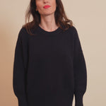 dark blue cashmere sweater women - video | Francesca | Linnea Lund