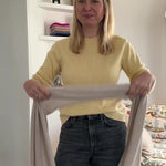 beige scarf cashmere - video | Susanne | Linnea Lund