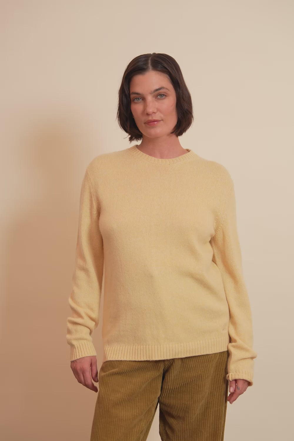 yellow women cashmere sweater - video | Mimmi | Linnea Lund