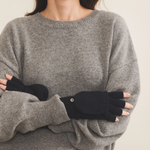 Dark blue cashmere mittens | Vantar | Linnea Lund