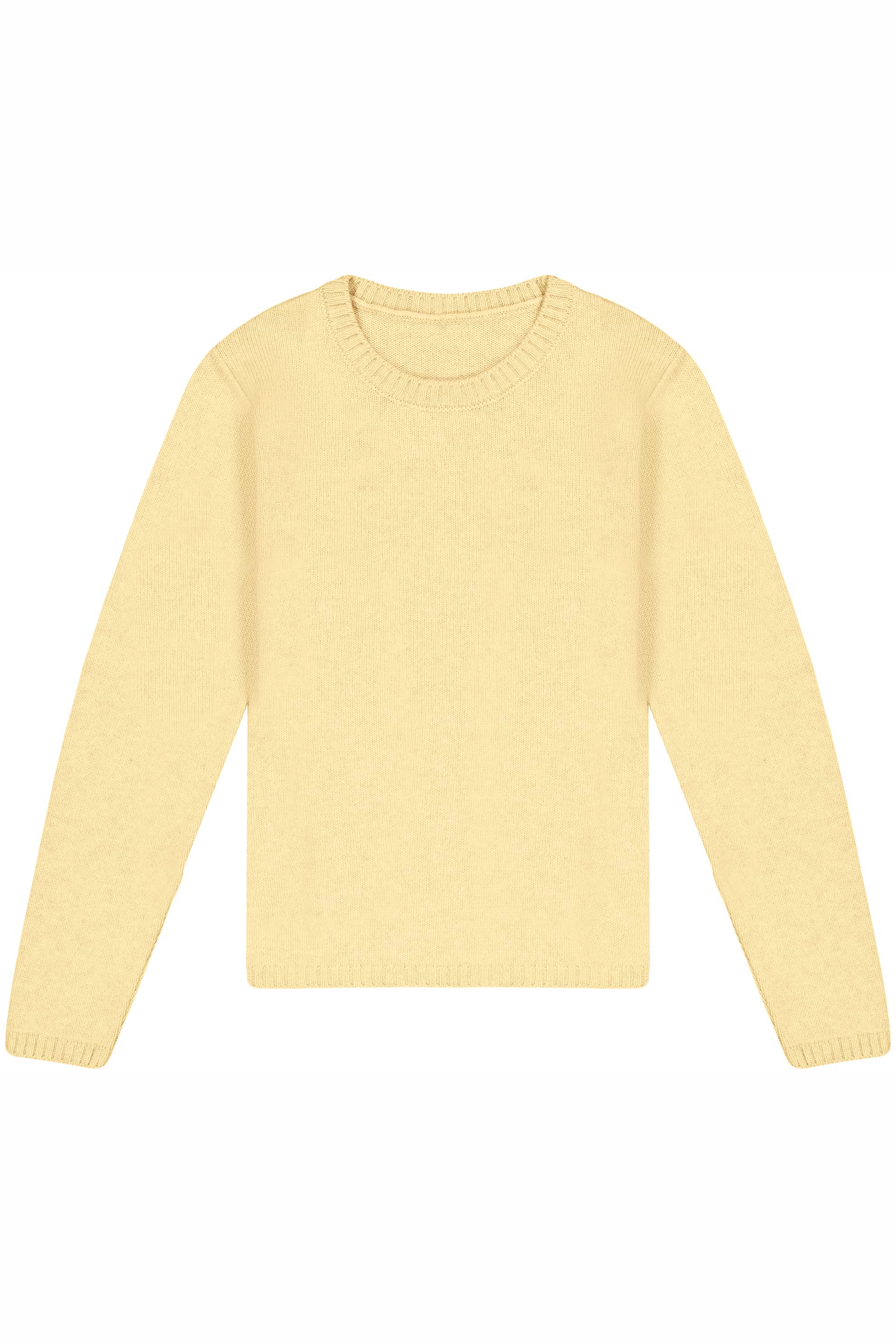 yellow women cashmere sweater - packshot | Mimmi | Linnea Lund